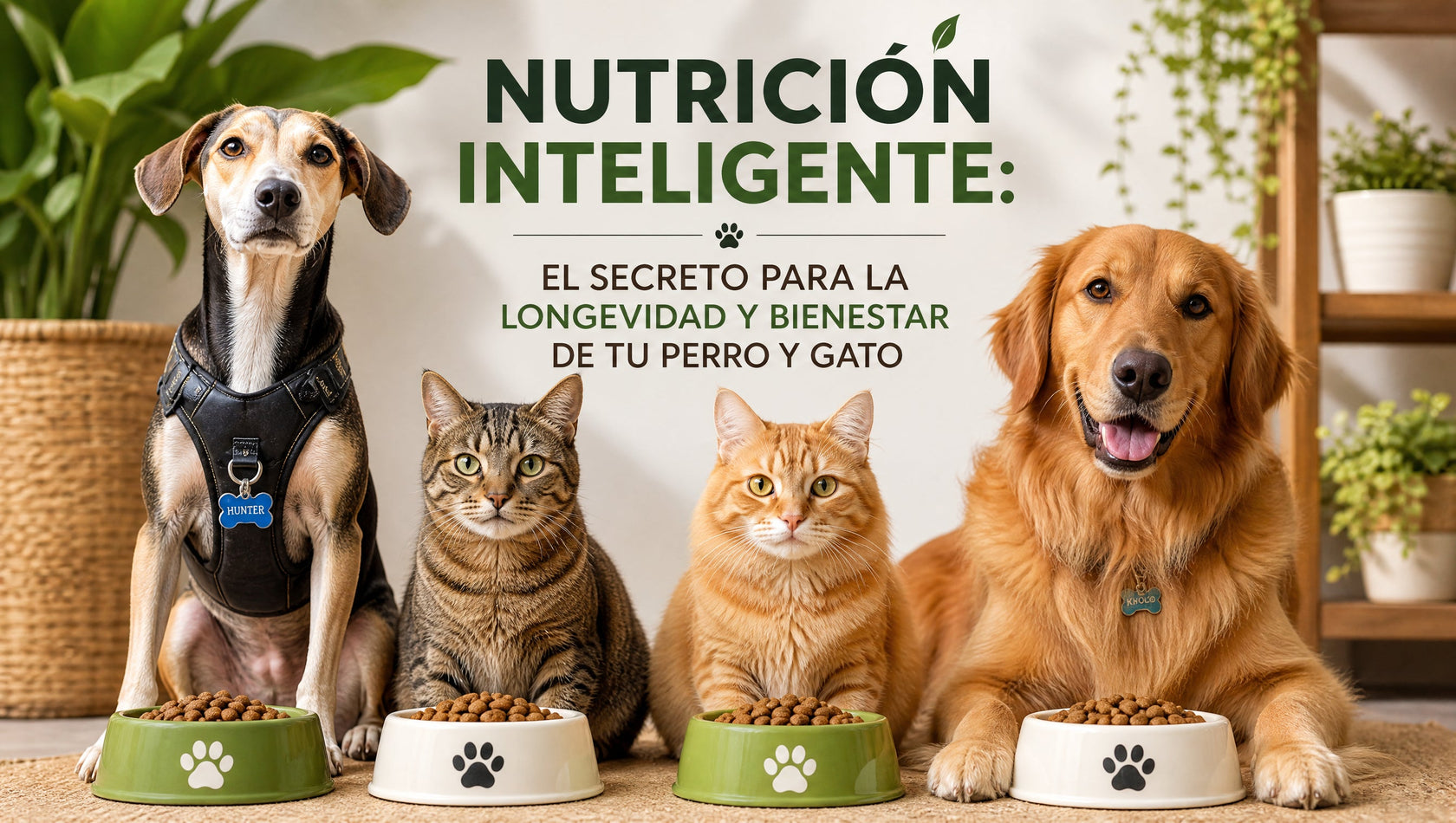 Nutrición Inteligente: El Secreto para la Longevidad y Bienestar de tu Perro y Gato