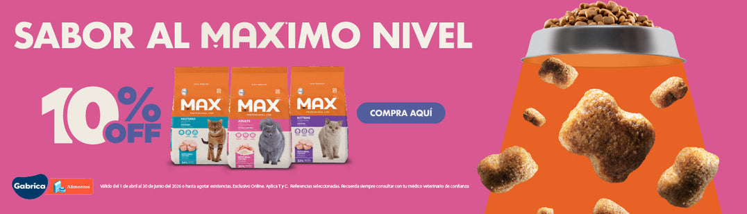 2026 PLANNING GABRICA Q2 02 - 10% OFF MAX Sabor al maximo nivel Gato 10% - (Abril, Mayo, Junio)