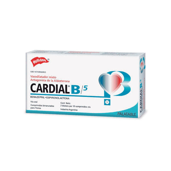 Cardial B para Perro 20 Tabletas