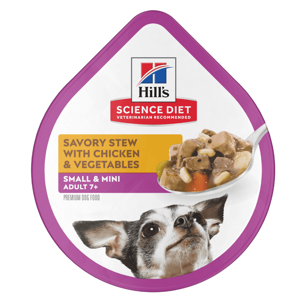 Hill's 7+ alimento húmedo para perro senior raza pequeña sabor pollo 99g