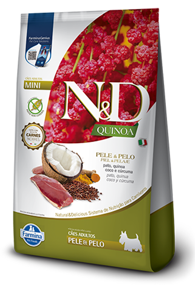 Alimento Para Perros N&D Quinoa Perros Adultos Skin Pato 2.5 Kg