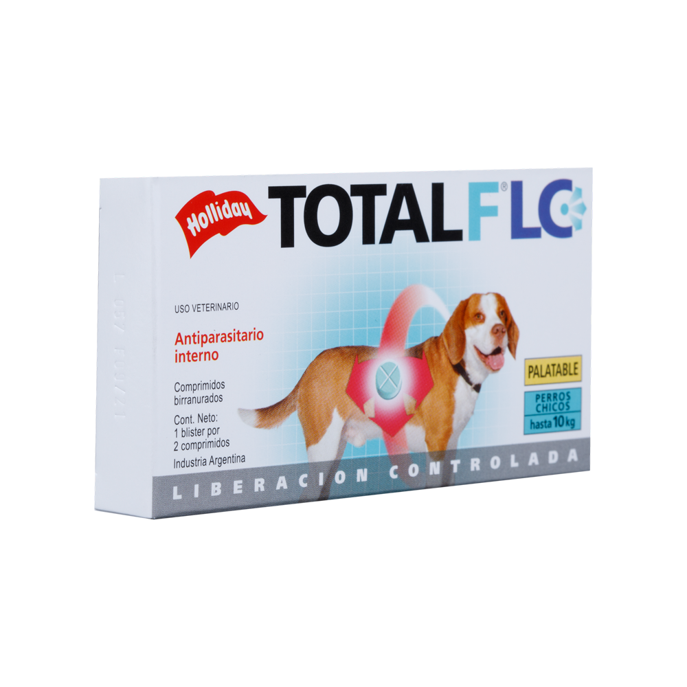 Antiparasitario Interno Total FLC Perro Pequeño (Hasta 10 Kg) 2 Tabletas