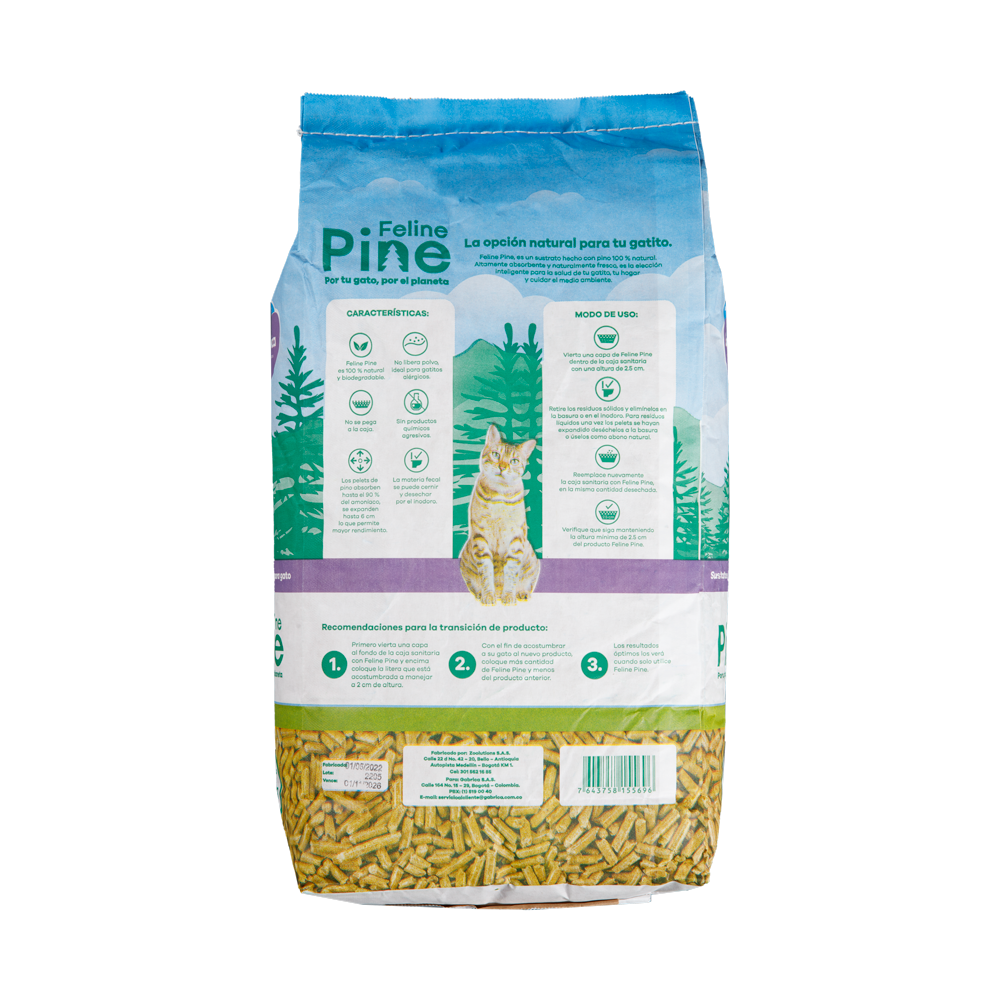 Arena Ecológica Feline Pine