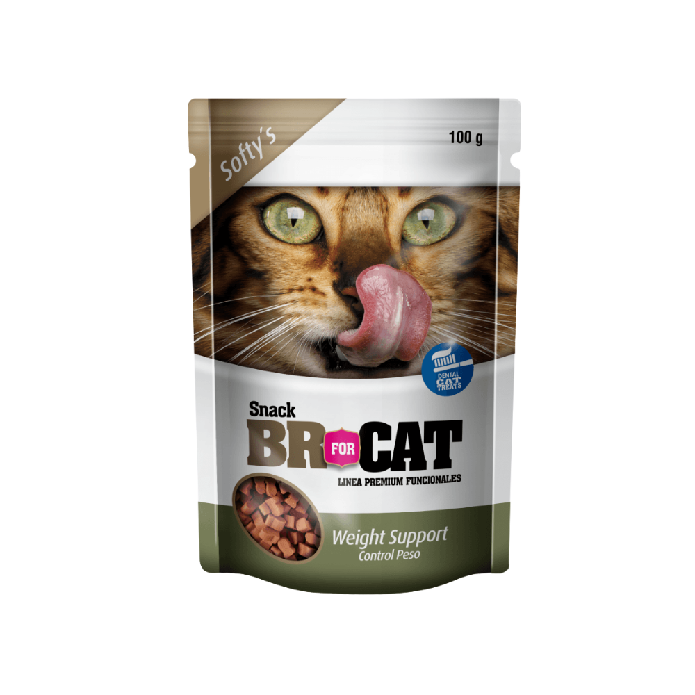 BR for CAT - Snacks para gatos Control de Peso Weight Support de 100g