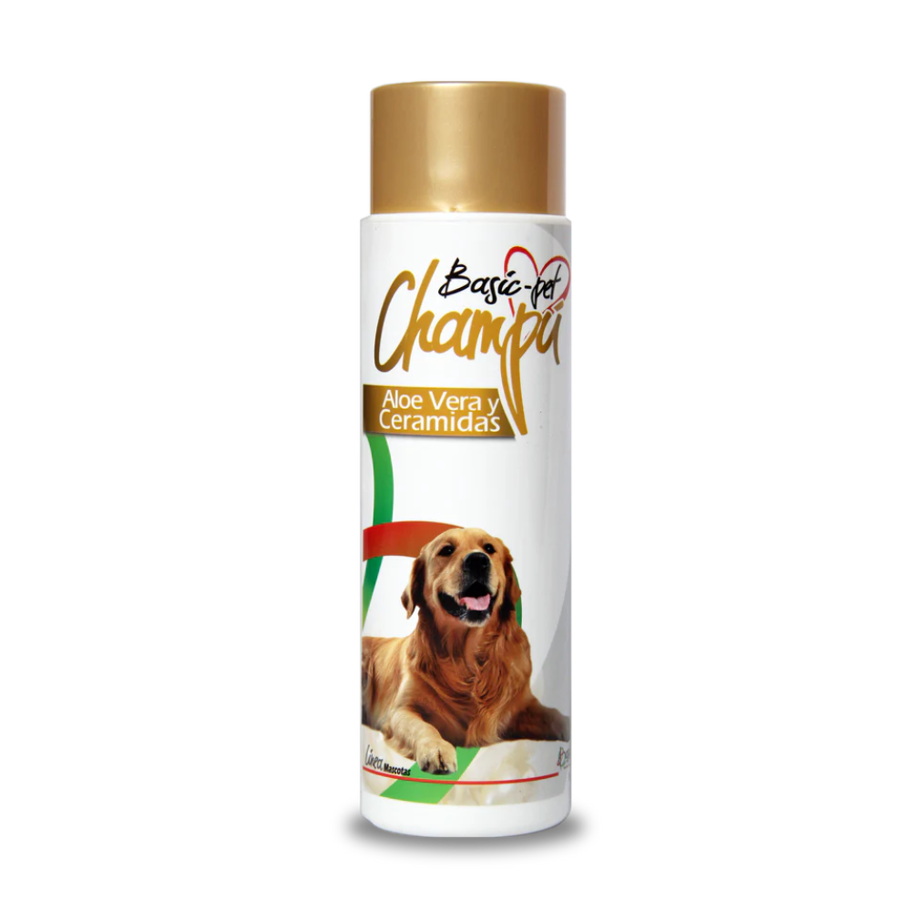 Basic Pet shampoo aloe vera y ceramidas para perro x 250 ml