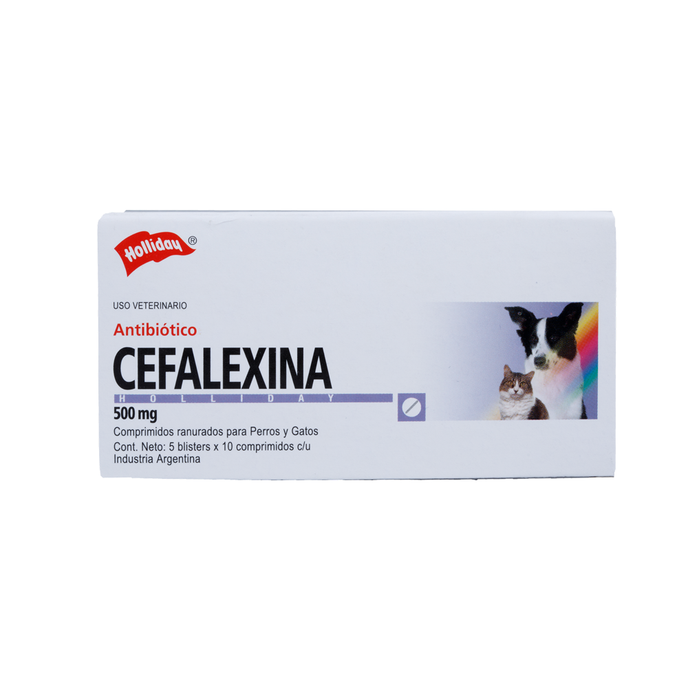 Antibiótico Cefalexina 500mg Blister X 10 Tabletas