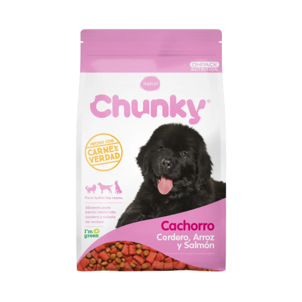 Chunky Perros Cachorros - Puppies Cordero, Arroz y Salmón