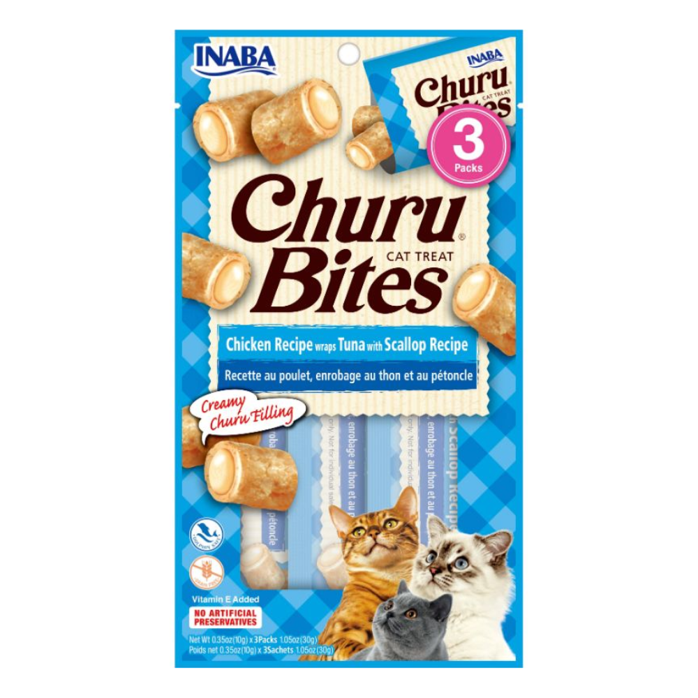Churu Bites x 3 Chicken Tuna With Scallop