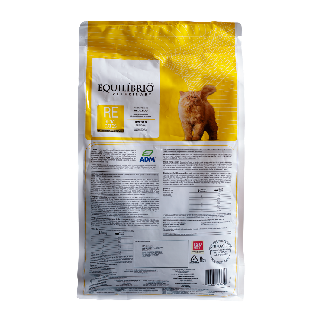 Comida para gato Equilibrio Veterinary Renal 2Kg