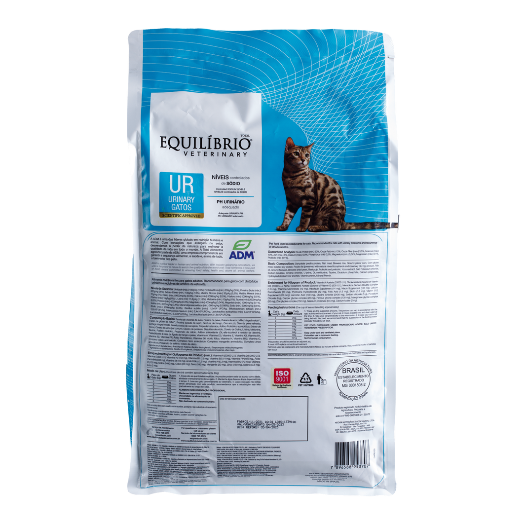 Comida para gato Equilibrio Veterinary Urinary 2kg