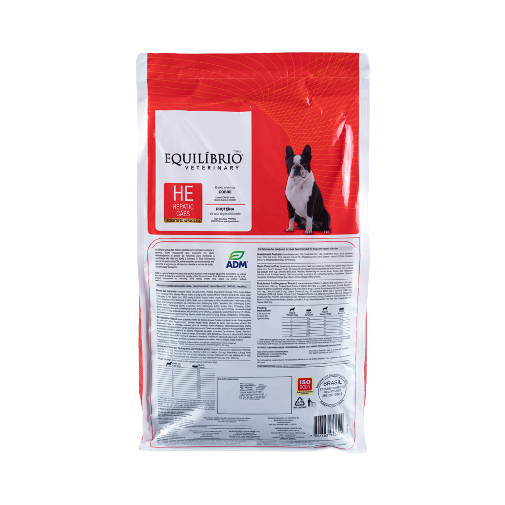 Comida para perro Equilibrio Veterinary Hepatic