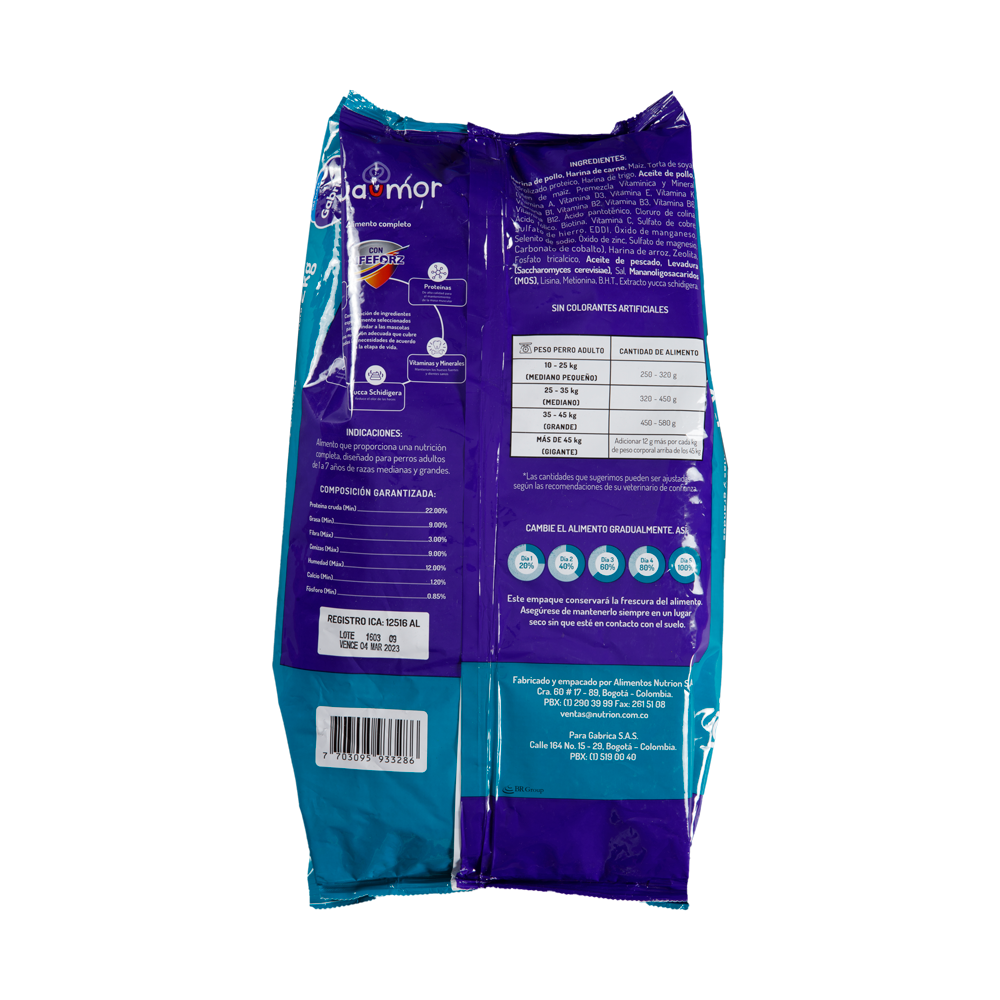 Comida Para Perro Guaumor Adulto Razas Medianas Y Grandes