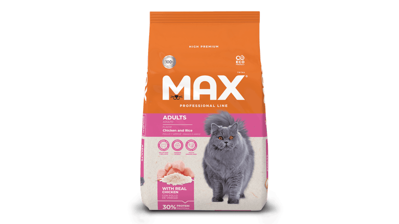 Comida para gato Max Professional Line Adulto Pollo y Arroz