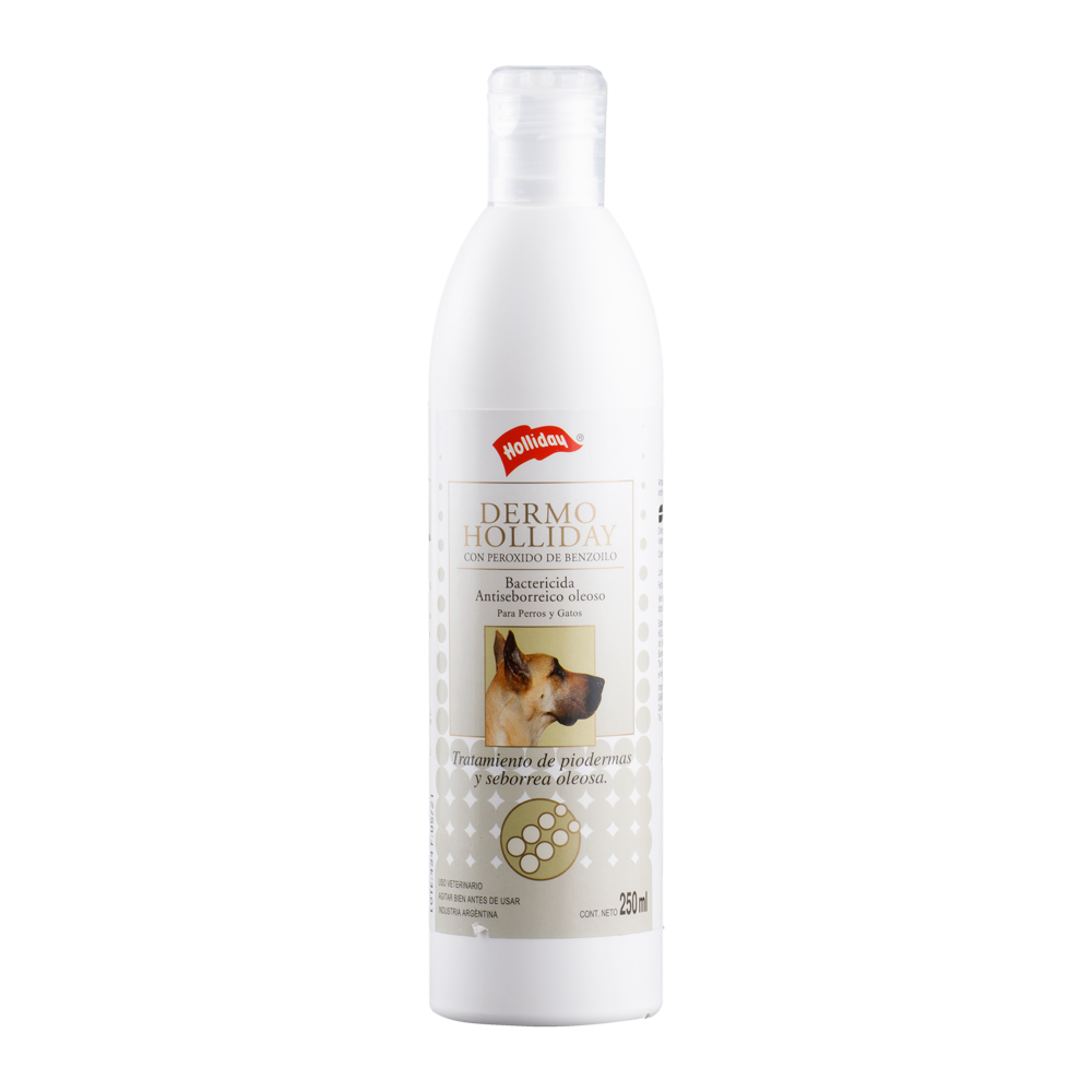 Shampoo Antiséptico Dermoholliday Perros y Gatos 250 Ml