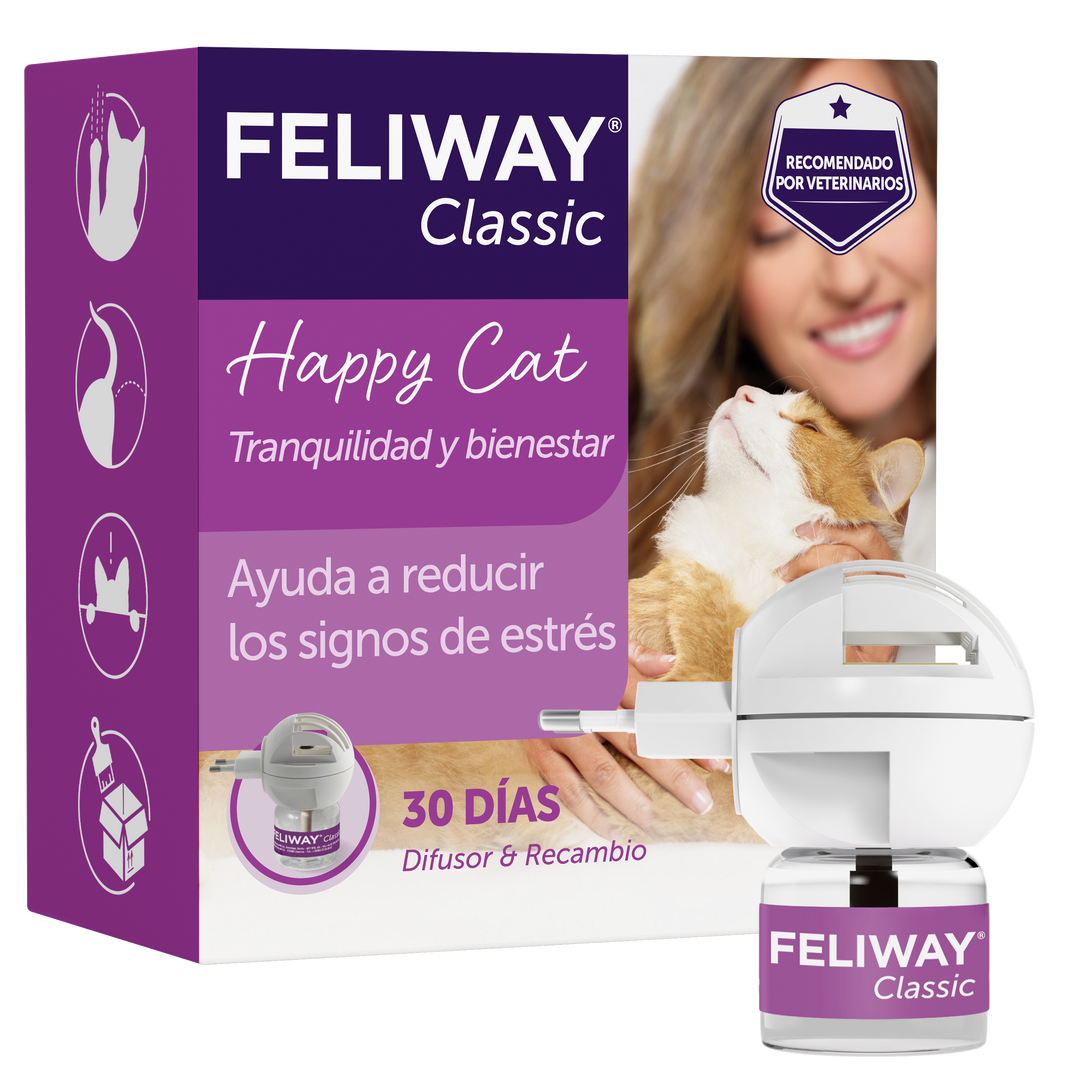 Difusor para gatos Feliway Classic + Recarga 48 ml