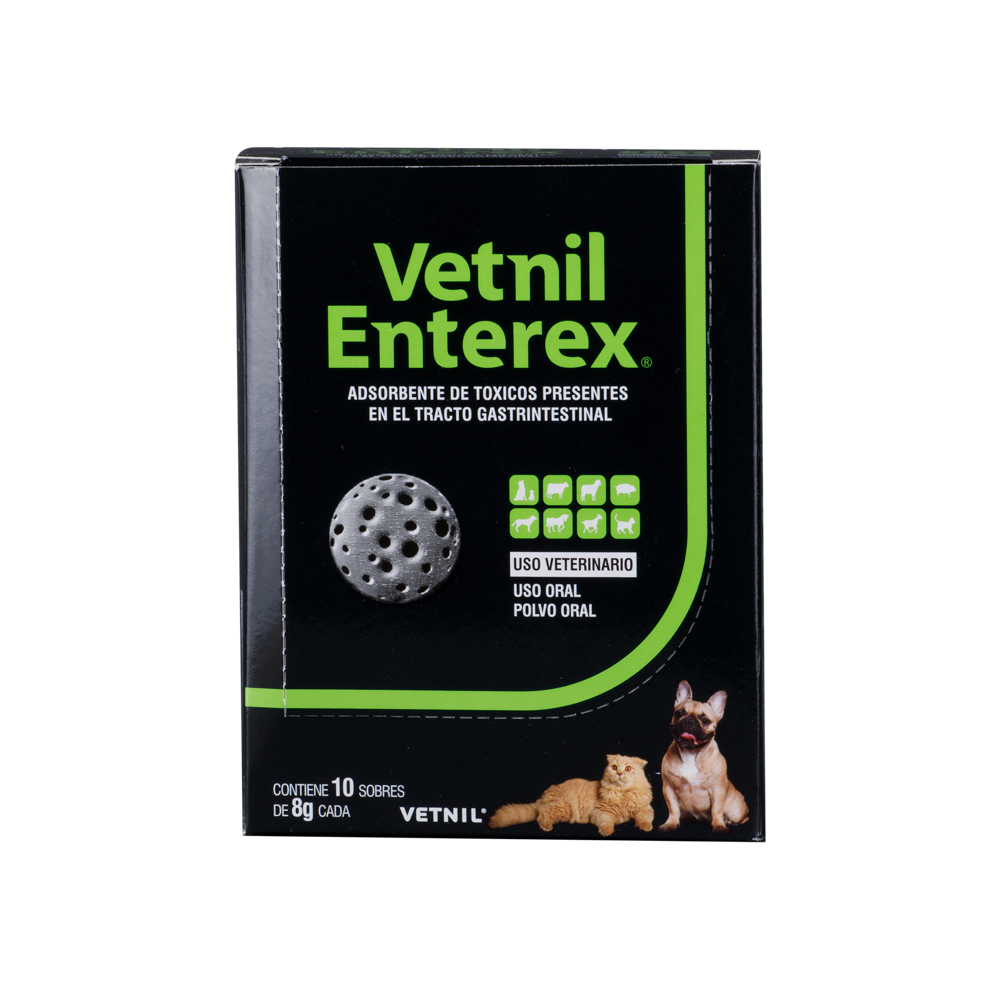 Enterex Absorbente Toxinas para Perros y Gatos 10 Sobres