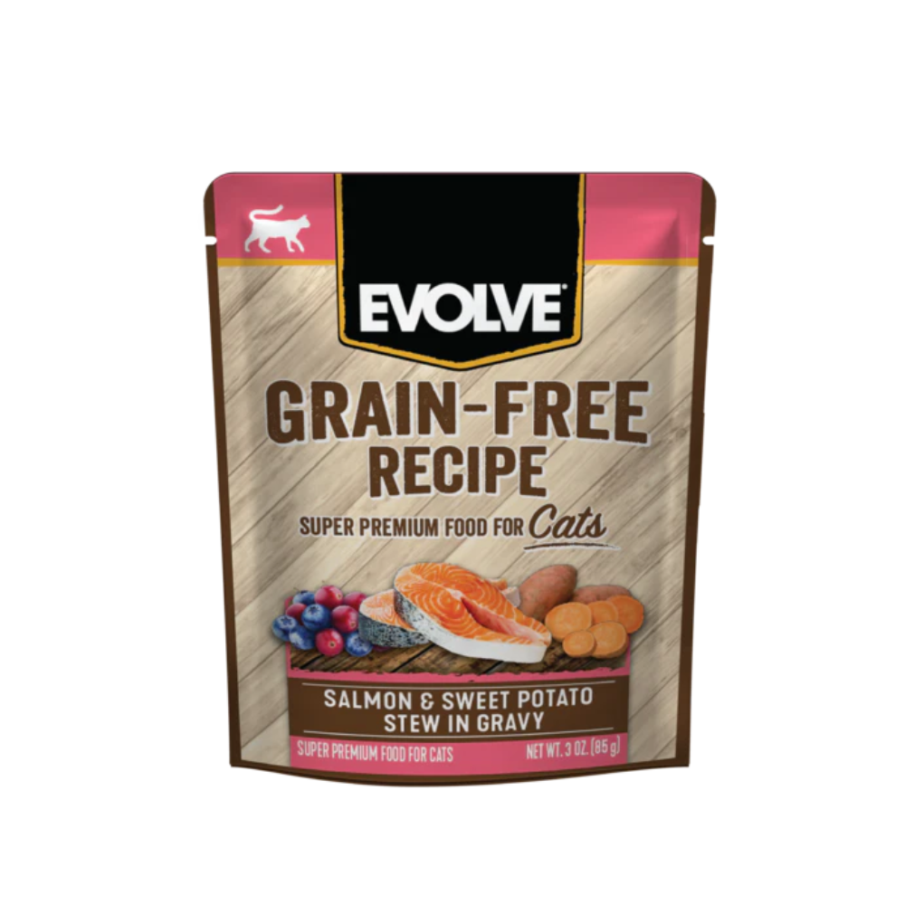 Evolve Cat Grain Free Pouche 85 Gr Salmon