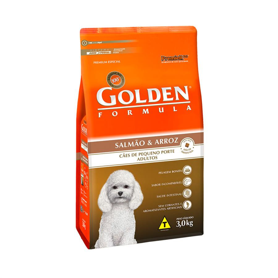 GOLDEN DOG ADULT SALMON Y ARROZ MINI BITS 3KG
