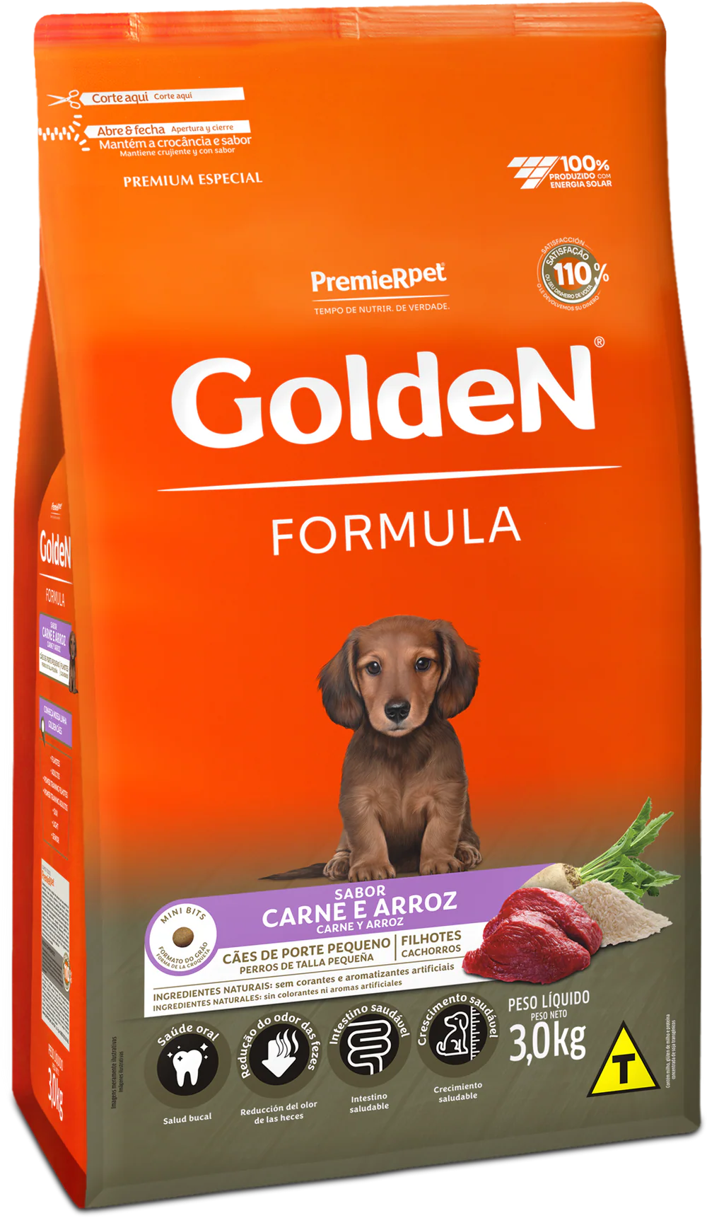 GOLDEN DOG PUPPY CARNE Y ARROZ MINI BITS X 3KG