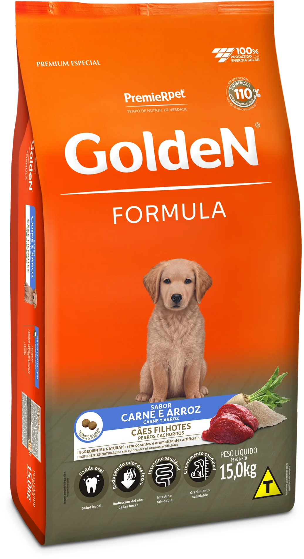 Alimento para perro Cachorro GoldeN® Carne y Arroz 15 Kg