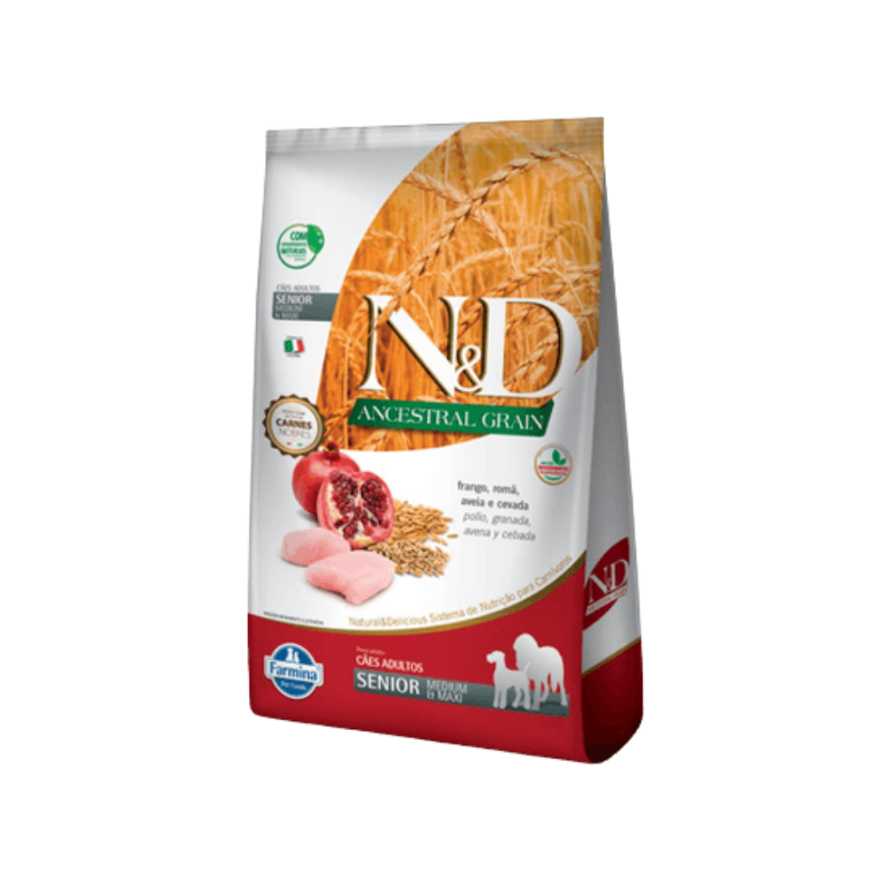 N&D Ancestral Can Frango Senior Med y Max 2,5 kg