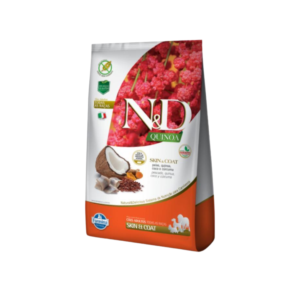 N&D Quinoa Can Adult Skin Peixe 2,5kg