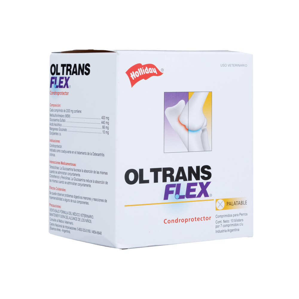 Suplemento Ol Trans Flex para Perros 70 Comprimidos
