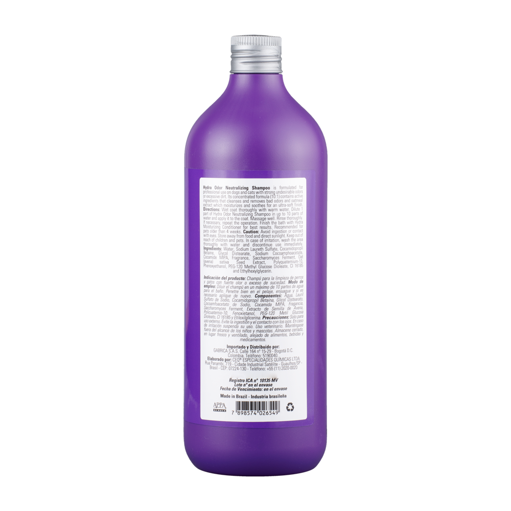 Shampoo para mascotas Hydra Odor Neutralizing 1000ml