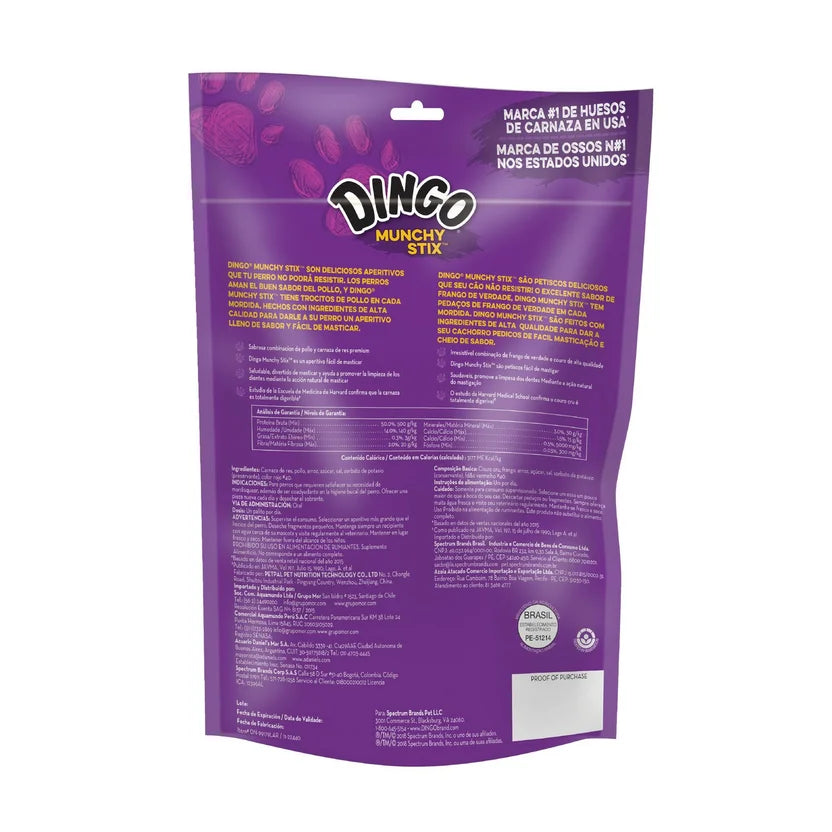 Snacks Para Perro Dingo Munchi Stix