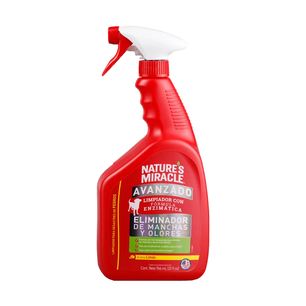Spray Eliminador de Manchas y olores perro Nature Miracle 32oz