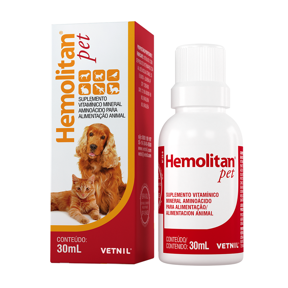 Suplemento Hemolitan Para Perro Y Gato