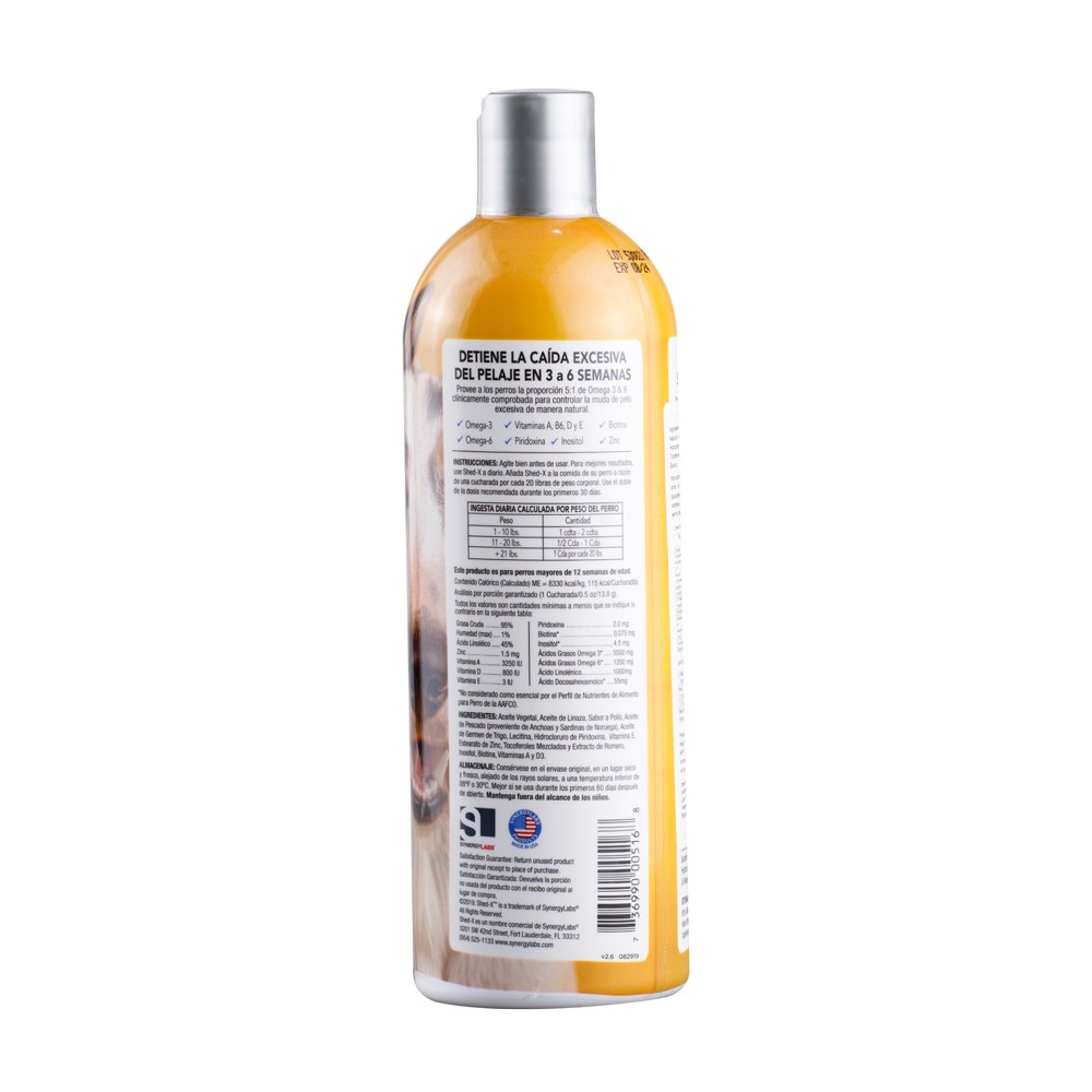 Suplemento shed-x dermaplex Perro 16oz