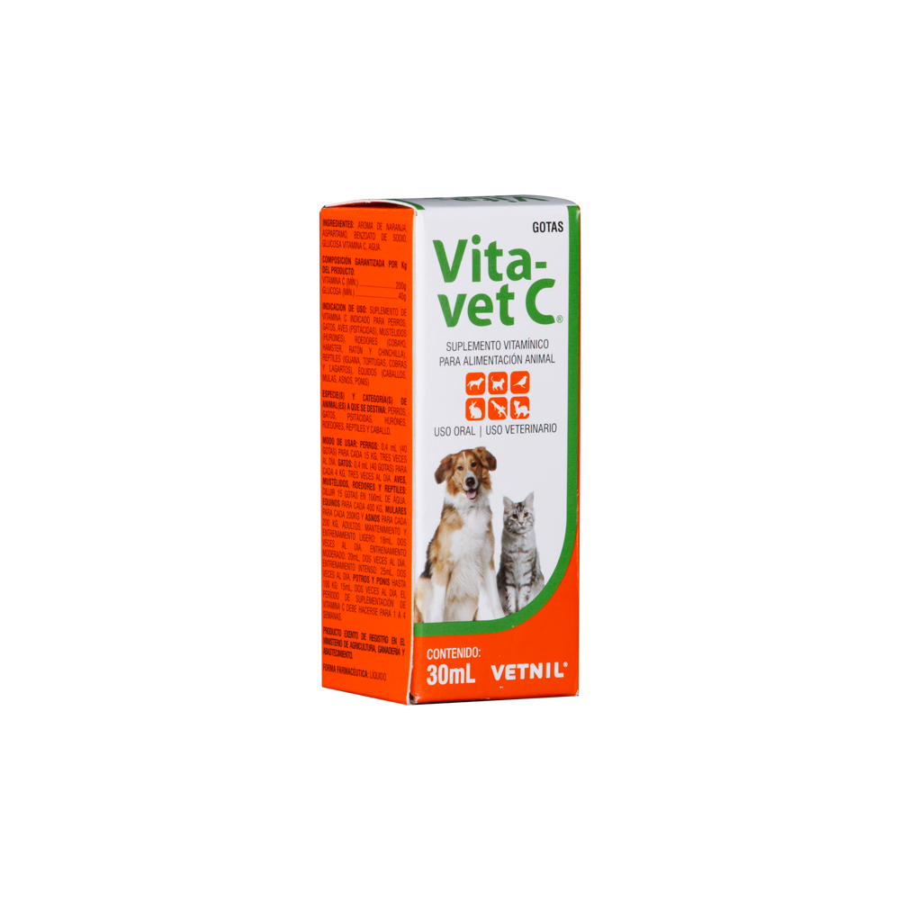 Suplemento Vita-Vet C para Perros y Gatos 30ML
