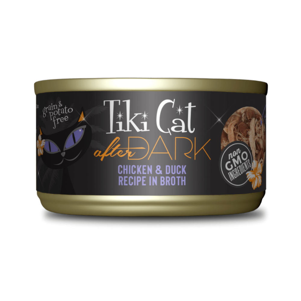 Tiki Cat After Dark Pollo y Pato Lata