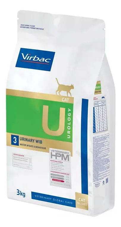 Alimento Seco para Gato Virbac Urolo Urinarywib-U3 3 KG