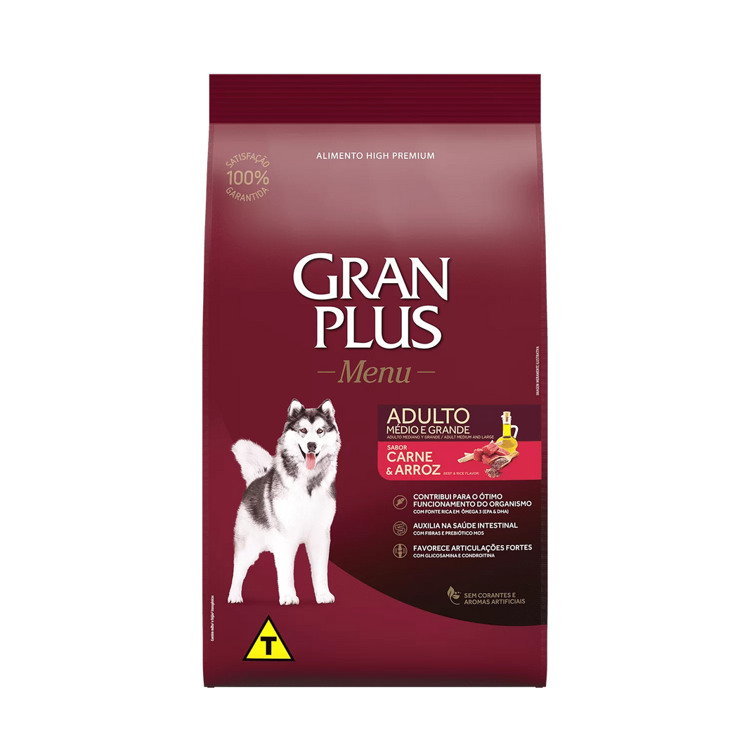 Alimentos Alimento para Perros Adultos Granplus - Carne y Arroz