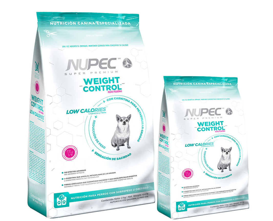 Alimento seco para perro Nupec Weight Control Raza Pequeña