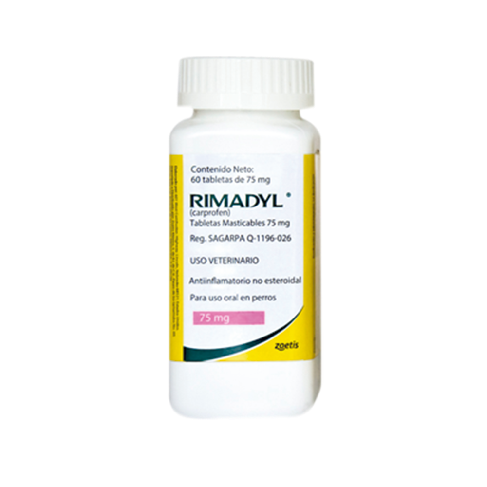 Rimadyl Antiinflamatorio Perro x Tableta