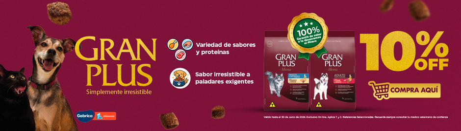 2026 PLANNING GABRICA Q3 03 - 10% OFF GranPlus simplemente irresistible (hasta 30 sept)