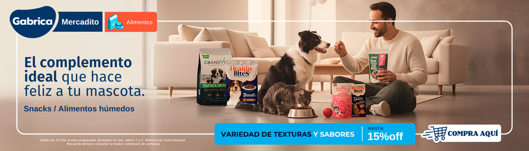 2026 PLANNING GABRICA Q2 10 - Hasta 30% OFF Snacks / Complemento de alimento Humedos y Secos - (Abril 15 a 30, Mayo 15 a 31)