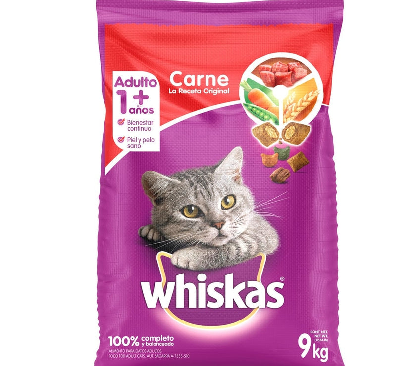 Whiskas Carne  9Kg*1