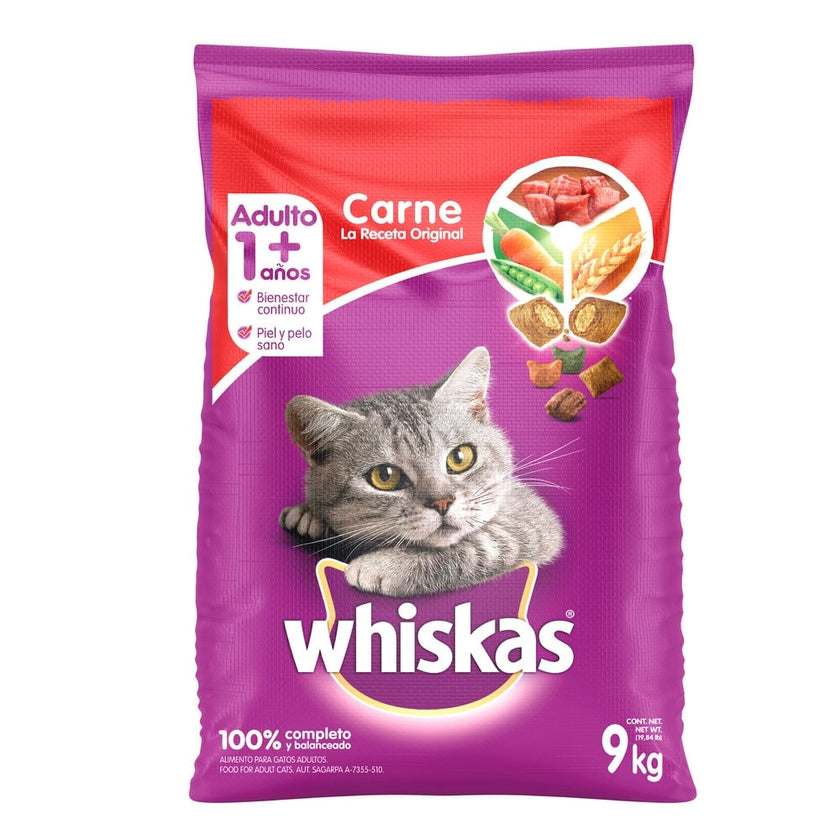 Whiskas Carne  9Kg*1