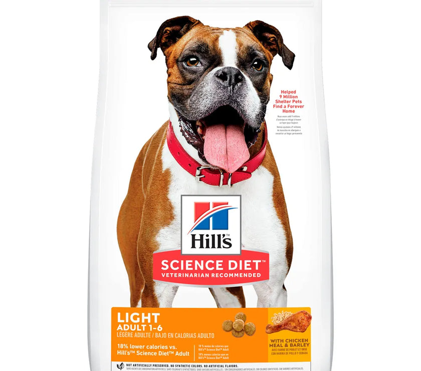 Comida para perro Hills Adulto Light 30Lbs