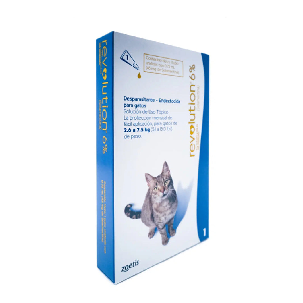 Antiparasitario Revolution Gato 6% 0,75ml