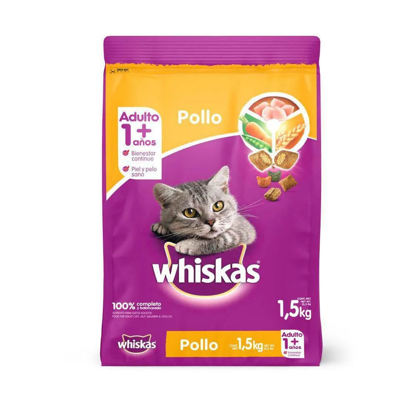 Whiskas Pollo Y Leche 1,5Kg