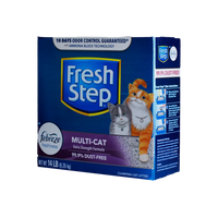 Arena para gato Fresh Step Multi Cat Aglomerante con Febreze 14Lbs