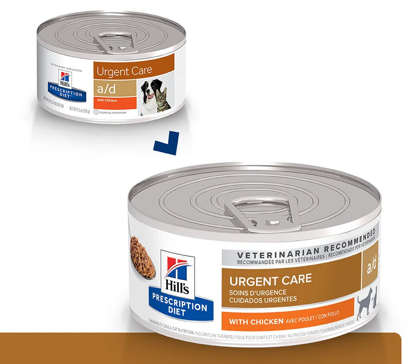 Comida Perros y Gatos Hills Prescription Diet Urgen a/d 5.50 Onz