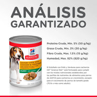 Comida Perro Hills Cachorro Pollo - 13Onz