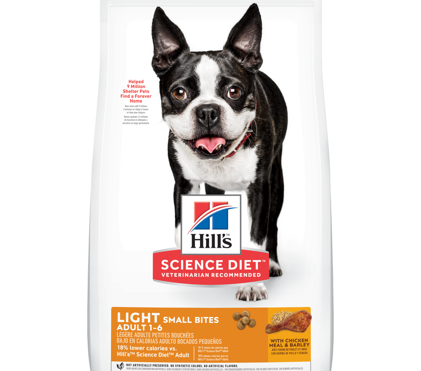 Comida para perro Hills Adulto Light Small Bites 5 Lb