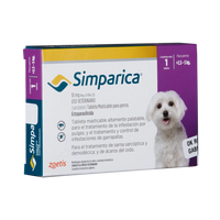 Antiparásitario Externo para perro  Simparica Caja 1 Tableta